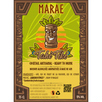 Etiquette Marae TahiTiki