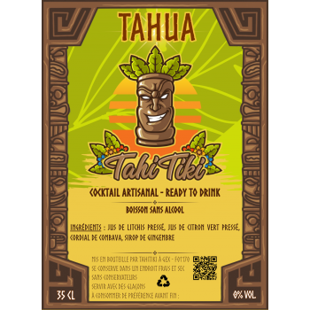 Etiquette Tahua TahiTiki